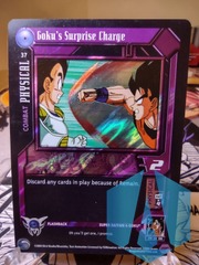 GOKU'S SURPRISE CHARGE #37 LIMITED ALT FOIL SCORE 2004 Dragon Ball GT